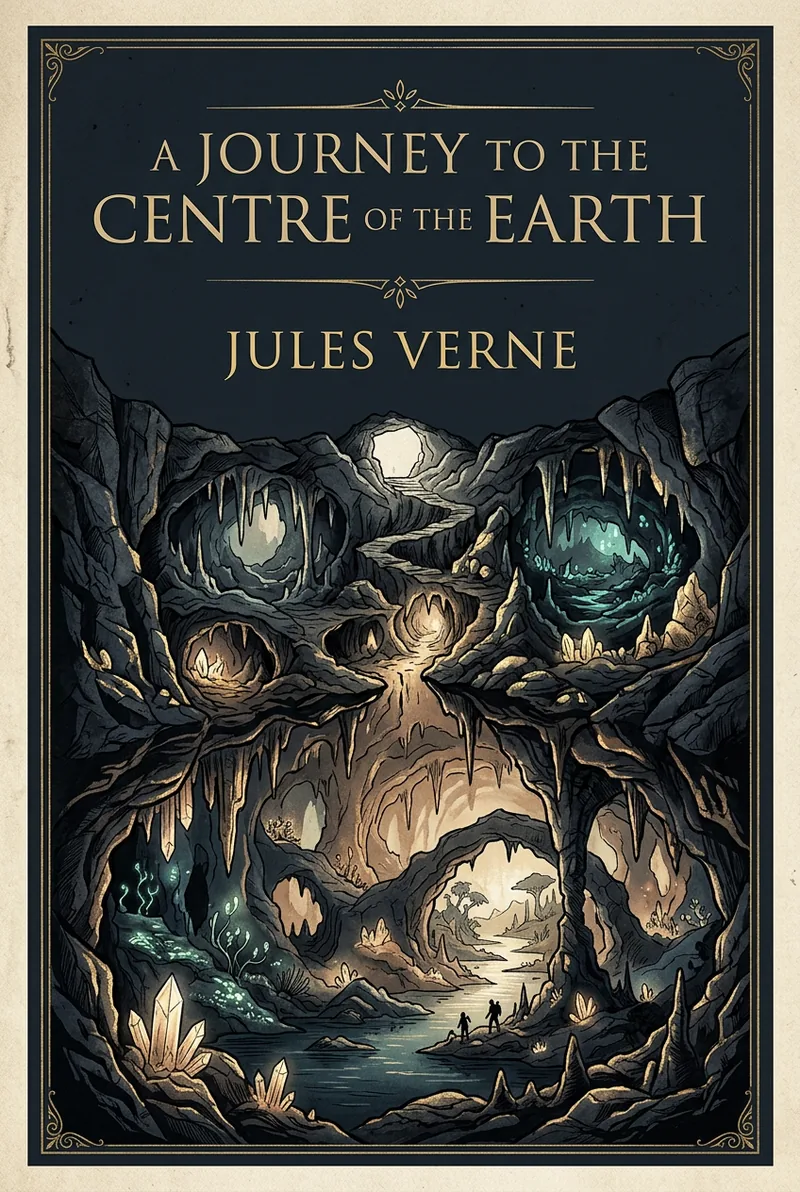 Cover of A Journey to the Centre of the Earth by Jules Verne
