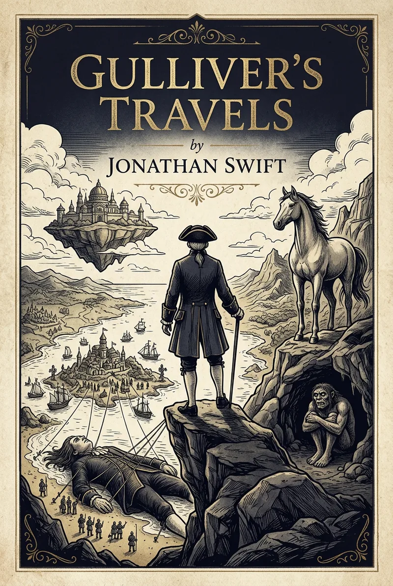 Cover of Gullivers Travels by Jonathan Swift