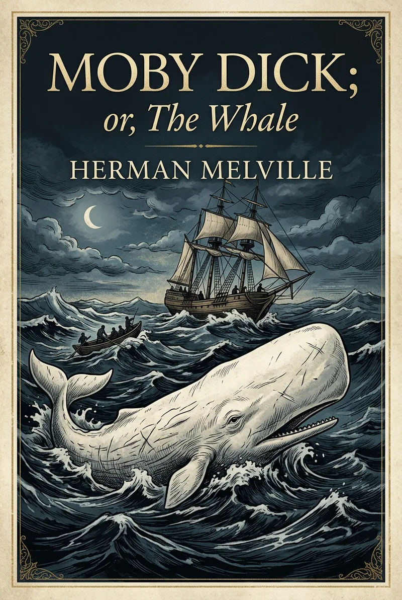 Cover of Moby Dick; or, The Whale by Herman Melville
