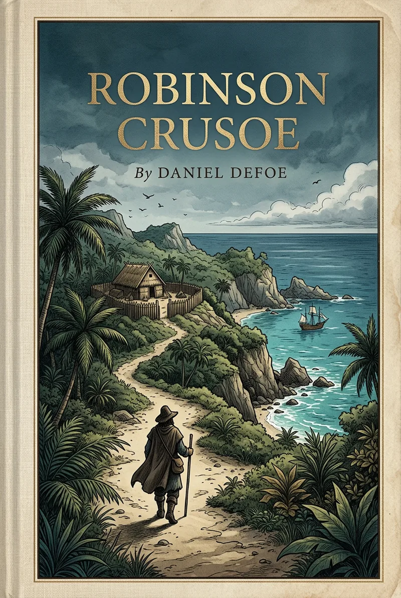 Cover of Robinson Crusoe by Daniel Defoe