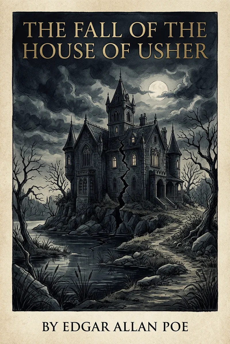 Cover of The Fall of the House of Usher by Edgar Allan Poe